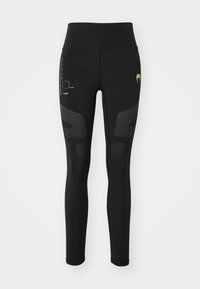 TRAINING CAMP - Leggings - black/neon green