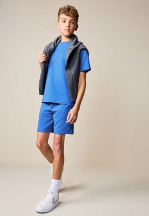 Next RELAXED FIT HEAVYWEIGHT SET   - Tracksuit bottoms - blue