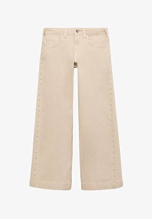 WITH STUDS KID TEEN - Trapezaste traperice - sand