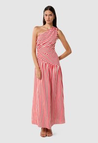 Forever New - FLOSSIE ONE SHOULDER DRESS - Maxi dress - red/white Thumbnail Image 1