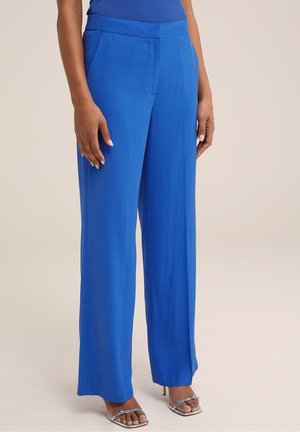 Stoffhose - mottled dark blue