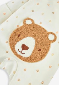 JoJo Maman Bébé BEAR APPLIQUE ZIP - Odijelo za spavanje - cream