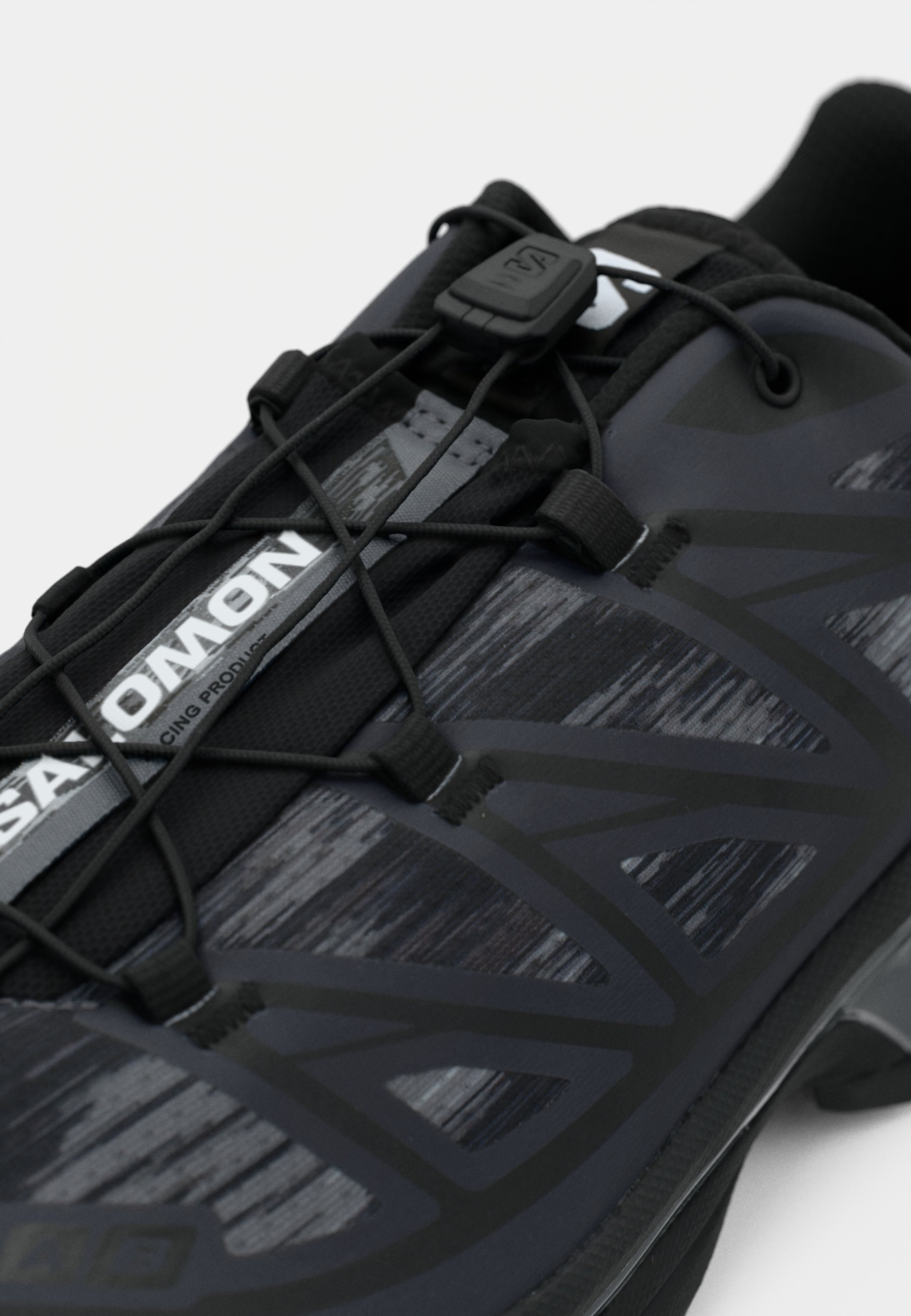 Salomon Sportstyle XT 6 CAMO UNISEX - Sneakers low - black/asphalt