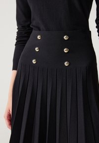 Anna Field MINI SKIRT WITH BUTTONS - A-line skjørt - black