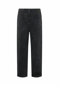 Minimum BARREL FIT  - Sirgete säärtega teksad - black