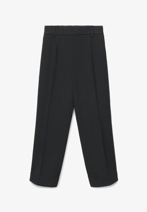 Calliope, PANTALONE LUNGO TINTA UNITA - Stoffhose - ultrablack