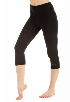 3/4 Sporthose - black