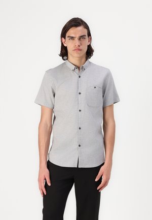 TOM TAILOR DENIM STRUCTURED SHIRT - Shirt - chalk grey structure