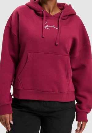 Jersey con capucha - berry