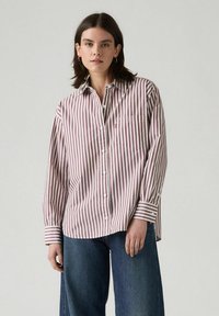 Levi's® HARLIE BOYFRIEND - Camicia - serafina stripe choc