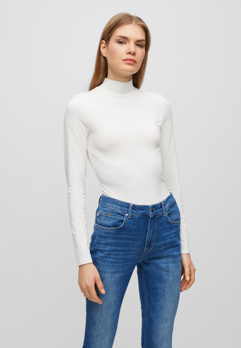 BOSS EMATA - Långärmad tröja - weiss