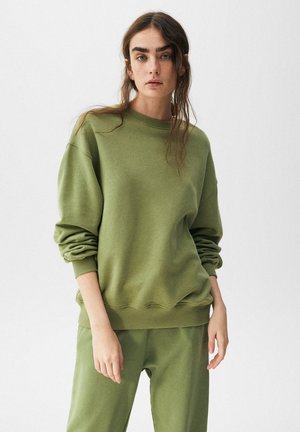OVERSIZE - Felpa - dark green