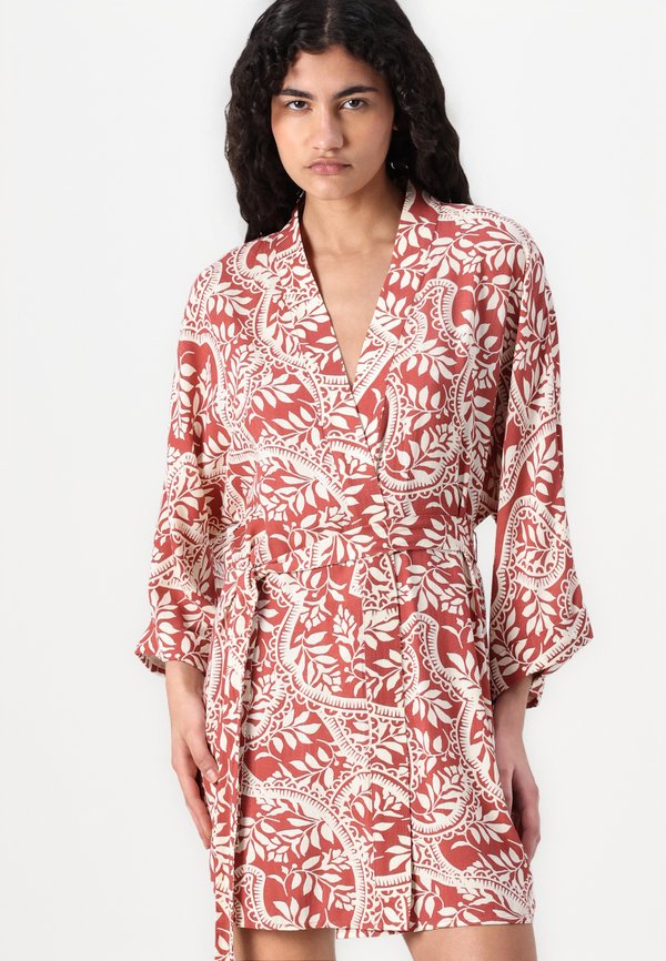 VMBALI KIMONO - Summer jacket - marsala