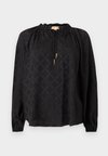 LOGO SLEEVE - Blouse - black