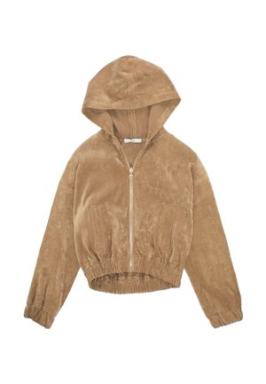 FULL ZIP HOOD - Sweatjacke - marrone