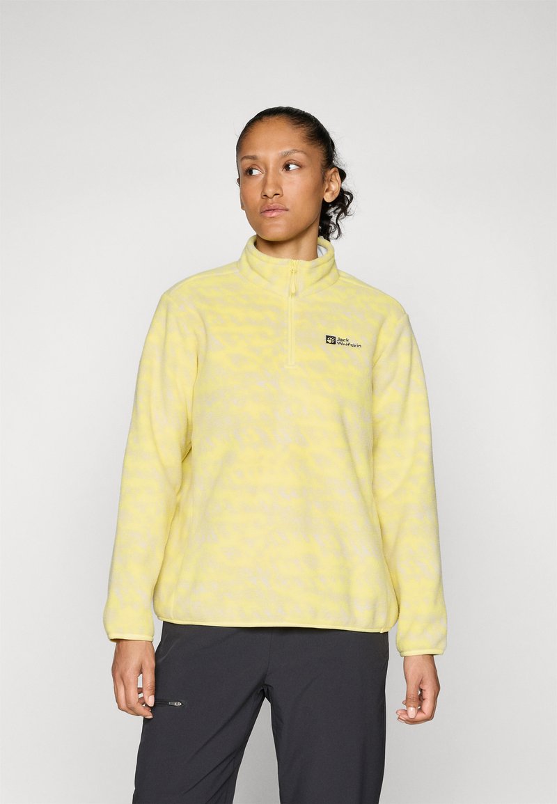Jack Wolfskin BIG SKY - Fleece jumper - lemon ice