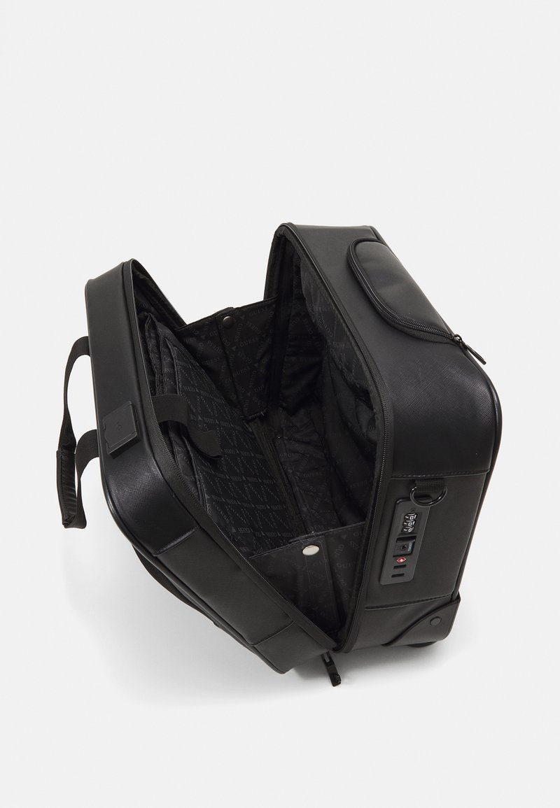 Guess NAPOLI SPINNER - Valise à roulettes - black/noir - ZALANDO