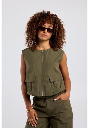 America Today, JACKETS - Veste sans manches - green