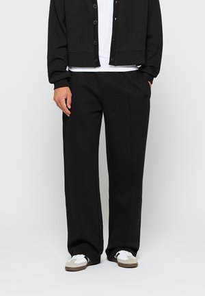 Burocs WIDE LEG SEAM PANTS - Spodnji deli trenirk - black