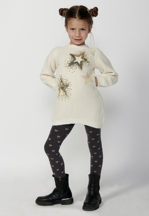 Rochie tricotată - crudo   off white