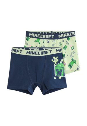 Lindex LINDEX 2-PACK MINECRAFT BOXER SHORTS LINDEX - Trunks - dark blue