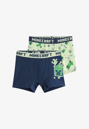 Lindex, LINDEX 2-PACK MINECRAFT BOXER SHORTS LINDEX - Lyhytlahkeiset bokserit - dark blue