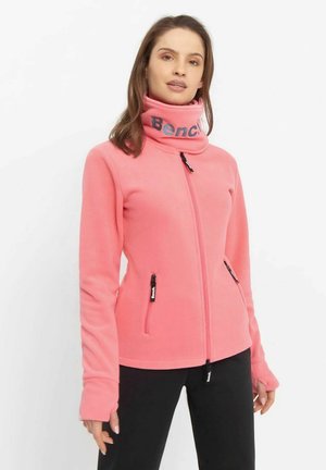 Zip-up sweatshirt - coral