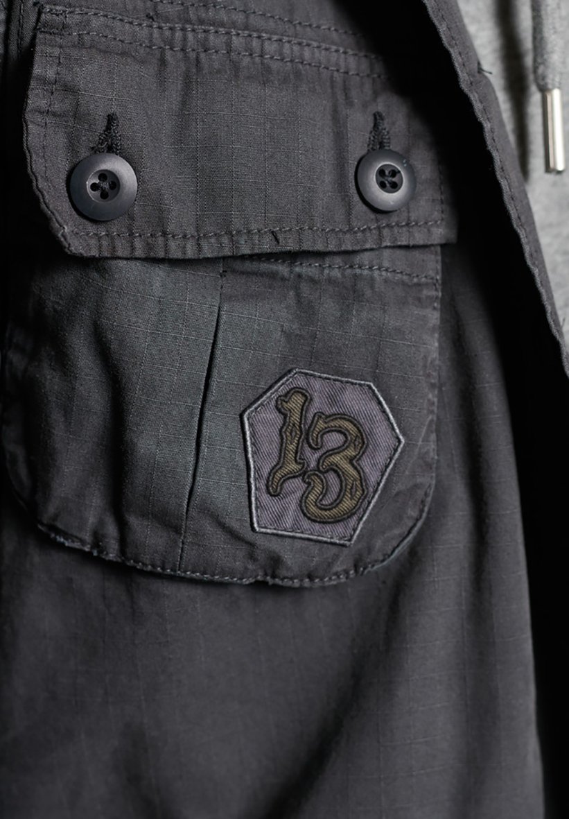 jet black denim jacket