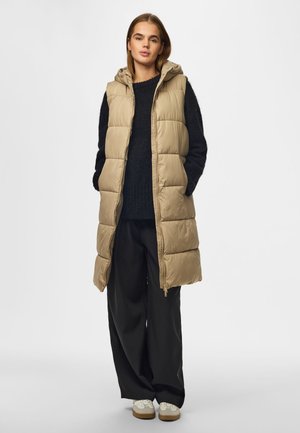 Pieces, PCBEE PUFFER - Жилетка - silver mink