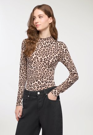 ANIMALIER A MANICHE LUNGHE - Body - var beige