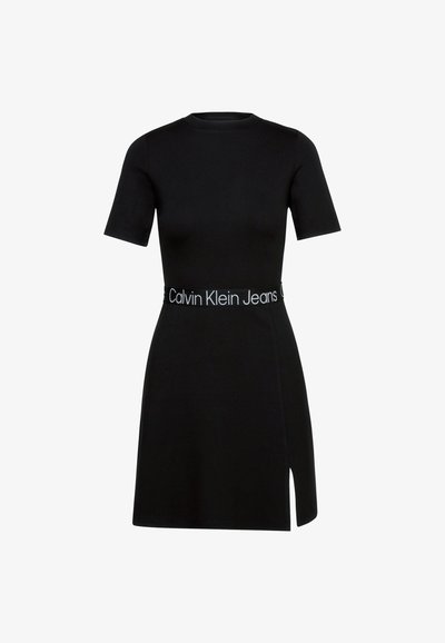 TAPE MILANO SHORT SLEEVE - Robe en jersey - black