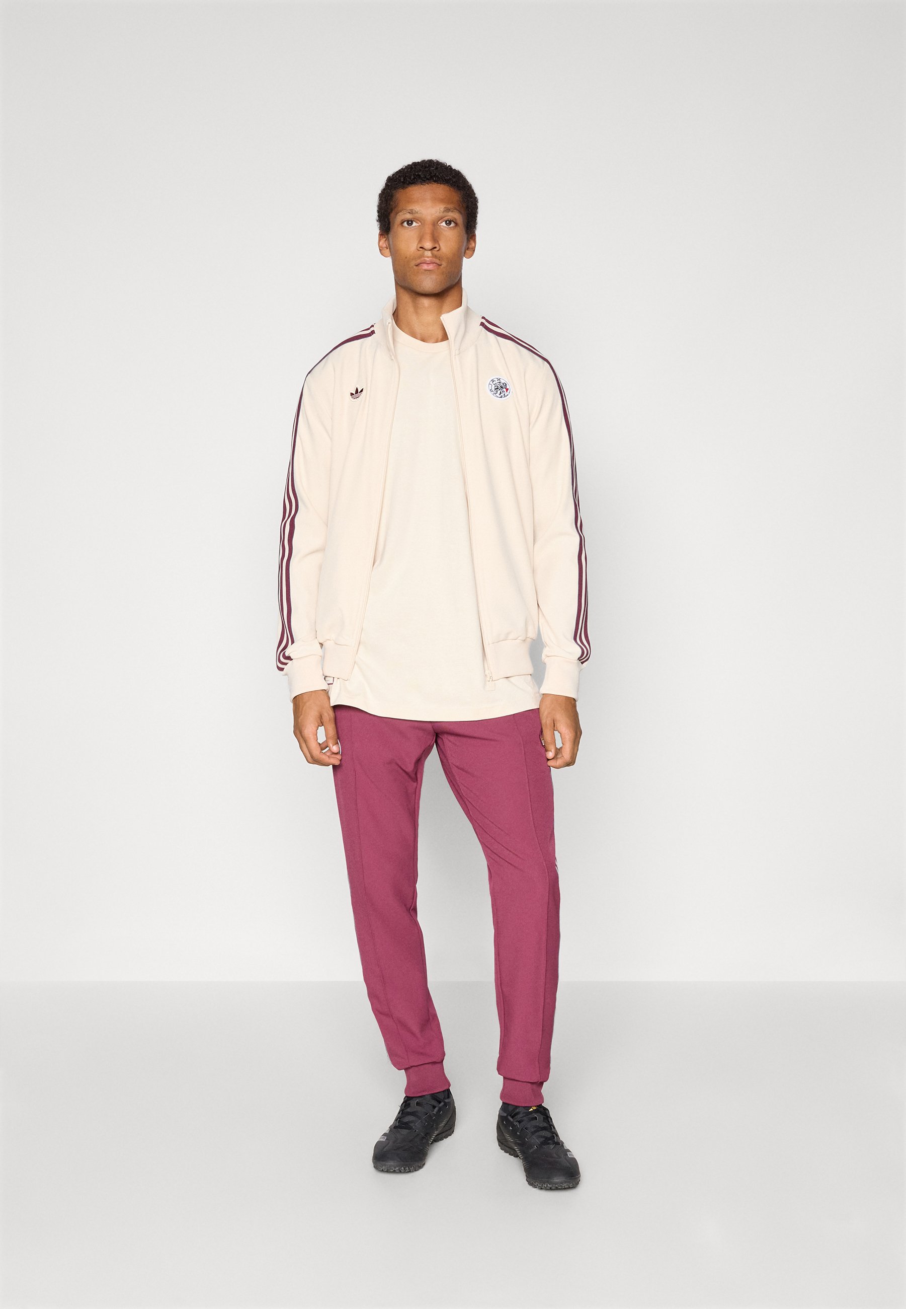 adidas Originals AJAX ICON TRACK TOP - Club wear - halo ivory/dark