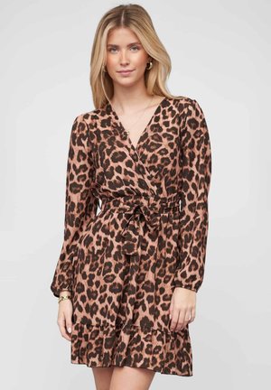 Cloud 5ive IN WRAP-OPTIC WITH TIE - Day dress - leo
