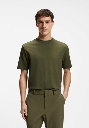 BOSS, T-Shirt basic - open green seven