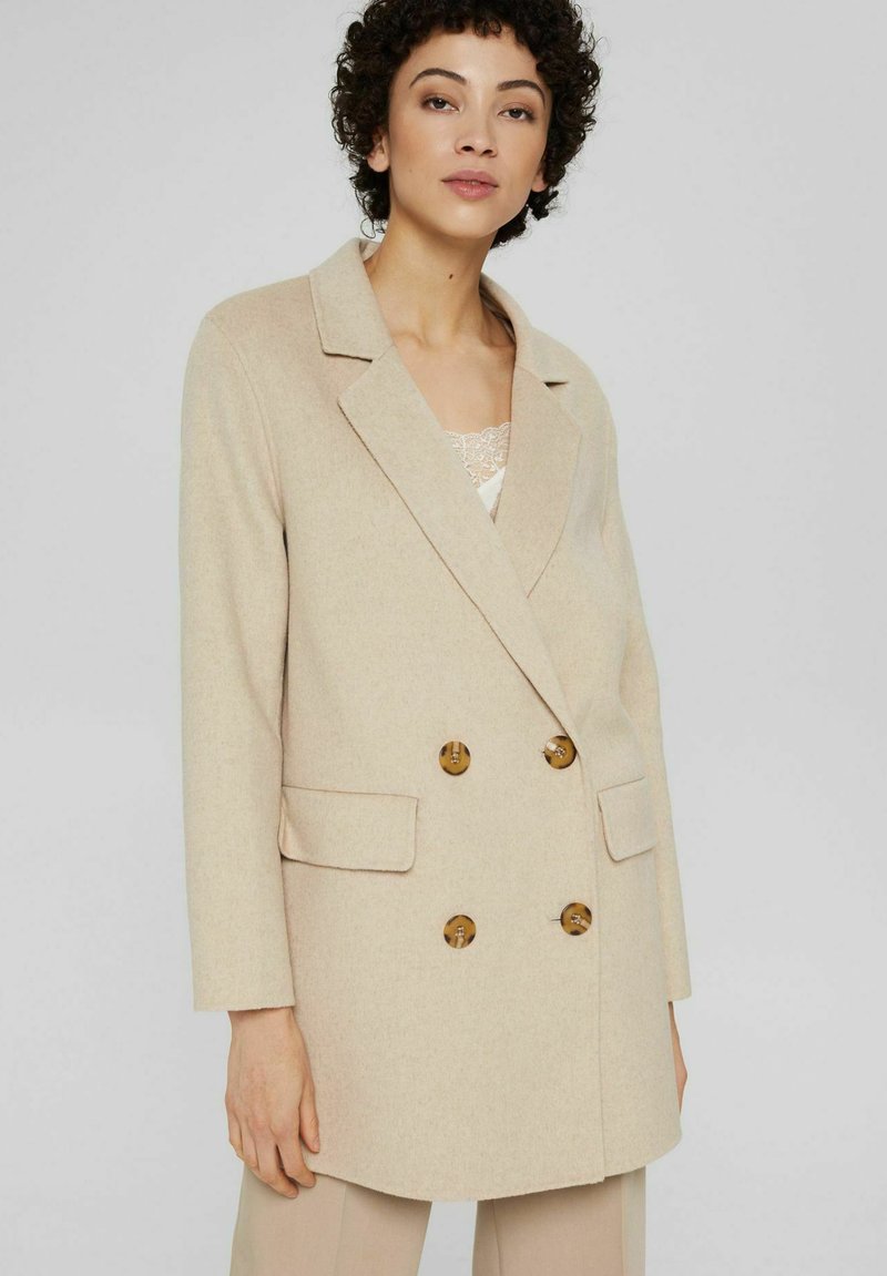 Damen Leichte Jacken | Esprit Collection Kurzmantel light beige/beige-meliert - OY22158 Damen Leichte Jacken | Esprit Collection Kurzmantel light beige/beige-meliert - OY22158