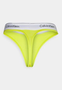 Calvin Klein Underwear THONG ICON COTTON MODAL - Tanga - citrina