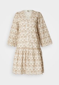 YASAPRILLA 3/4 DRESS - Skjortekjole - star white