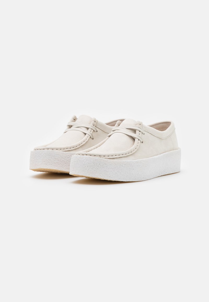 Damen Halbschuhe | Clarks Originals WALLABEE CUP Sportlicher Schnürer white/weiß - HS08658 Damen Halbschuhe | Clarks Originals WALLABEE CUP Sportlicher Schnürer white/weiß - HS08658