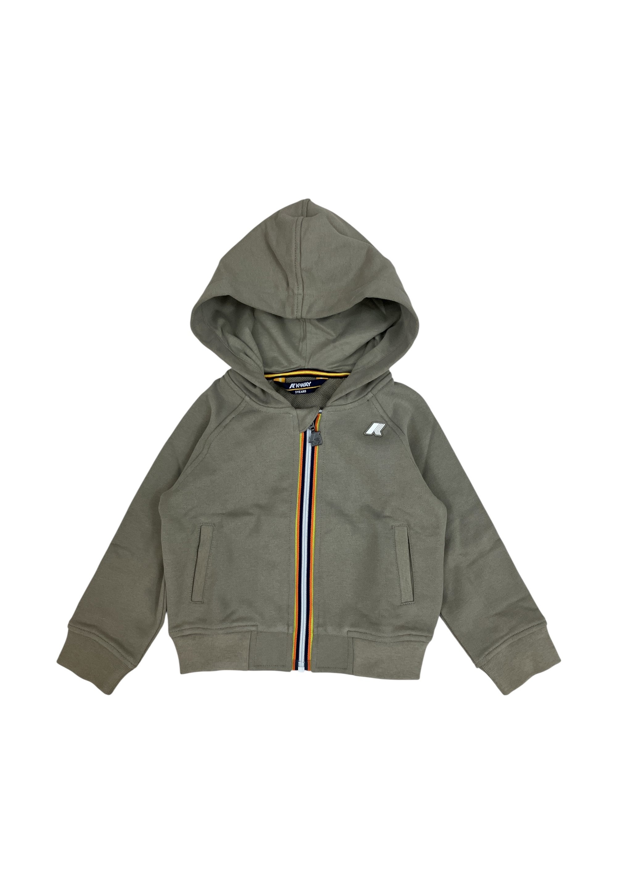 K-Way ANTHONY Felpa con zip green oak/verde