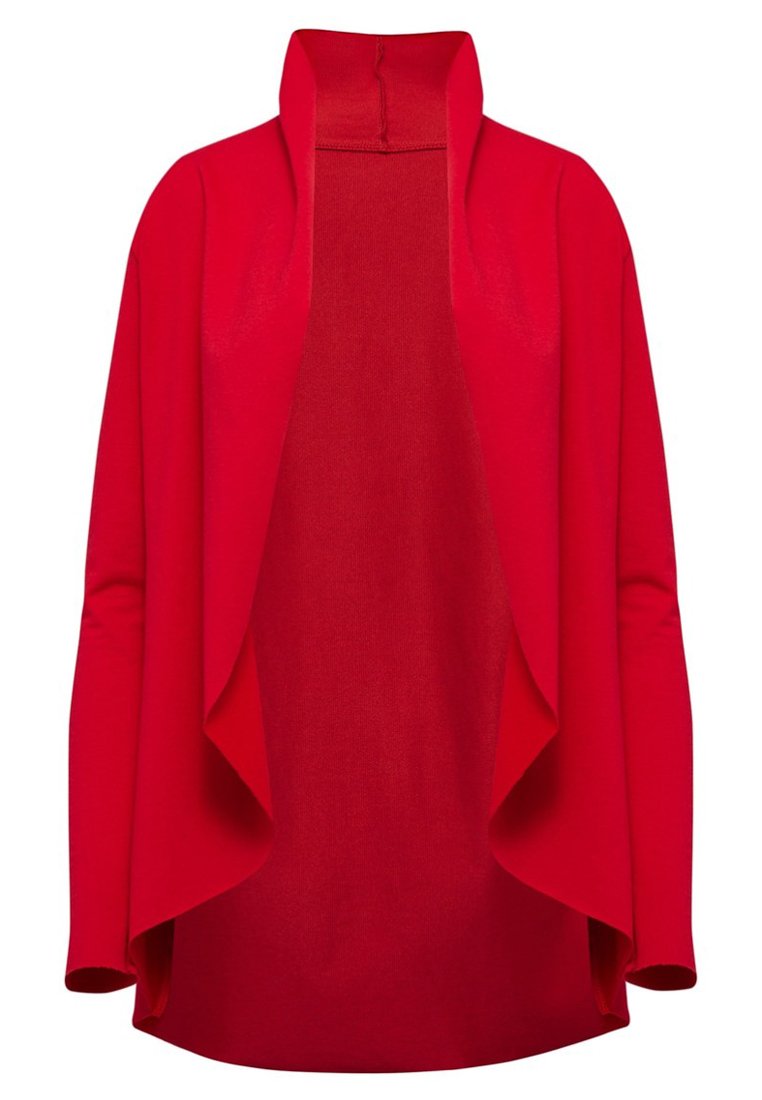 red waterfall blazer