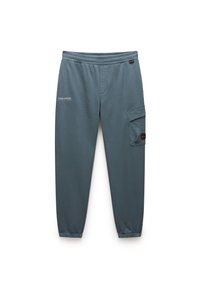 BADGE - Tracksuit bottoms - stormy weat