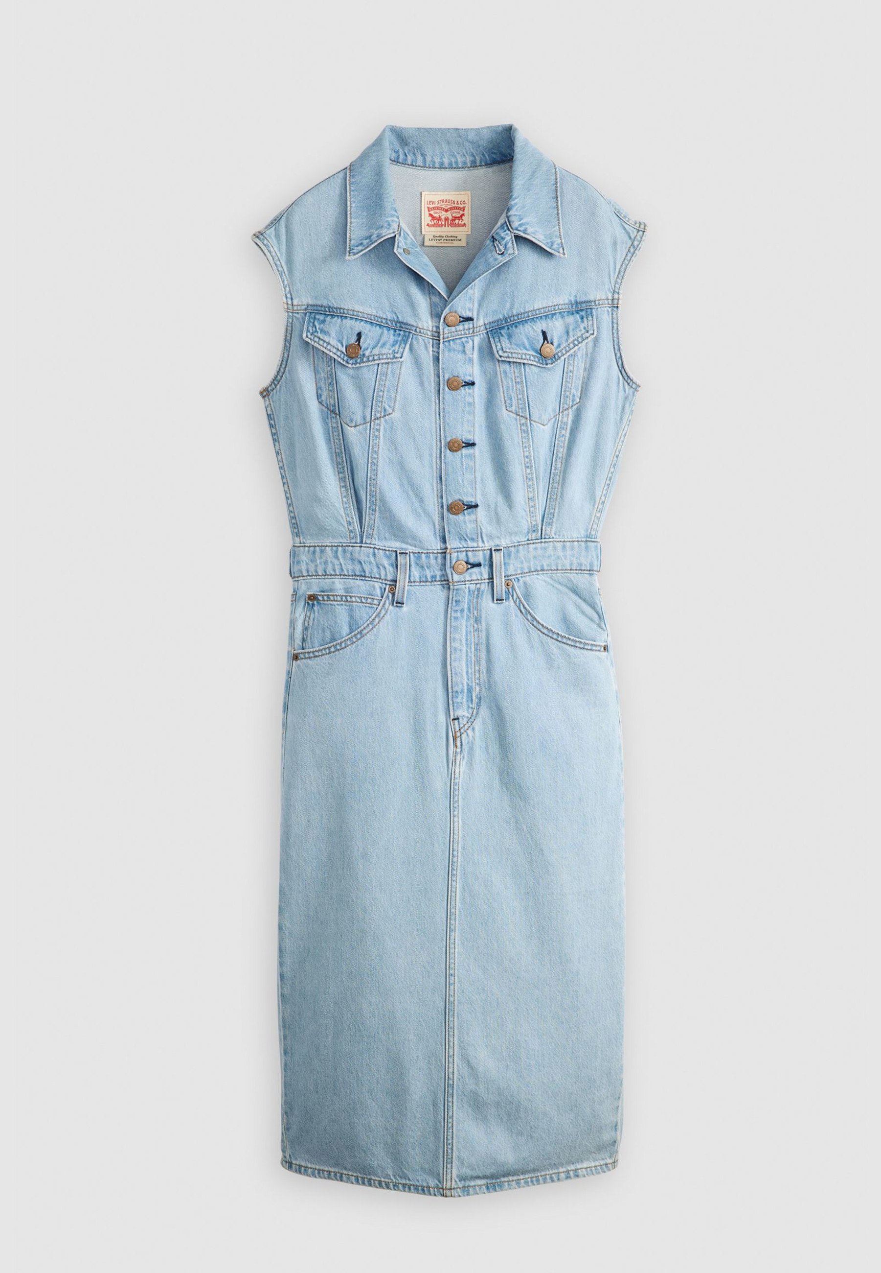 levis aubrey denim dress Levis dmsk jeans aty 39457-0000 Western Dress Aubrey