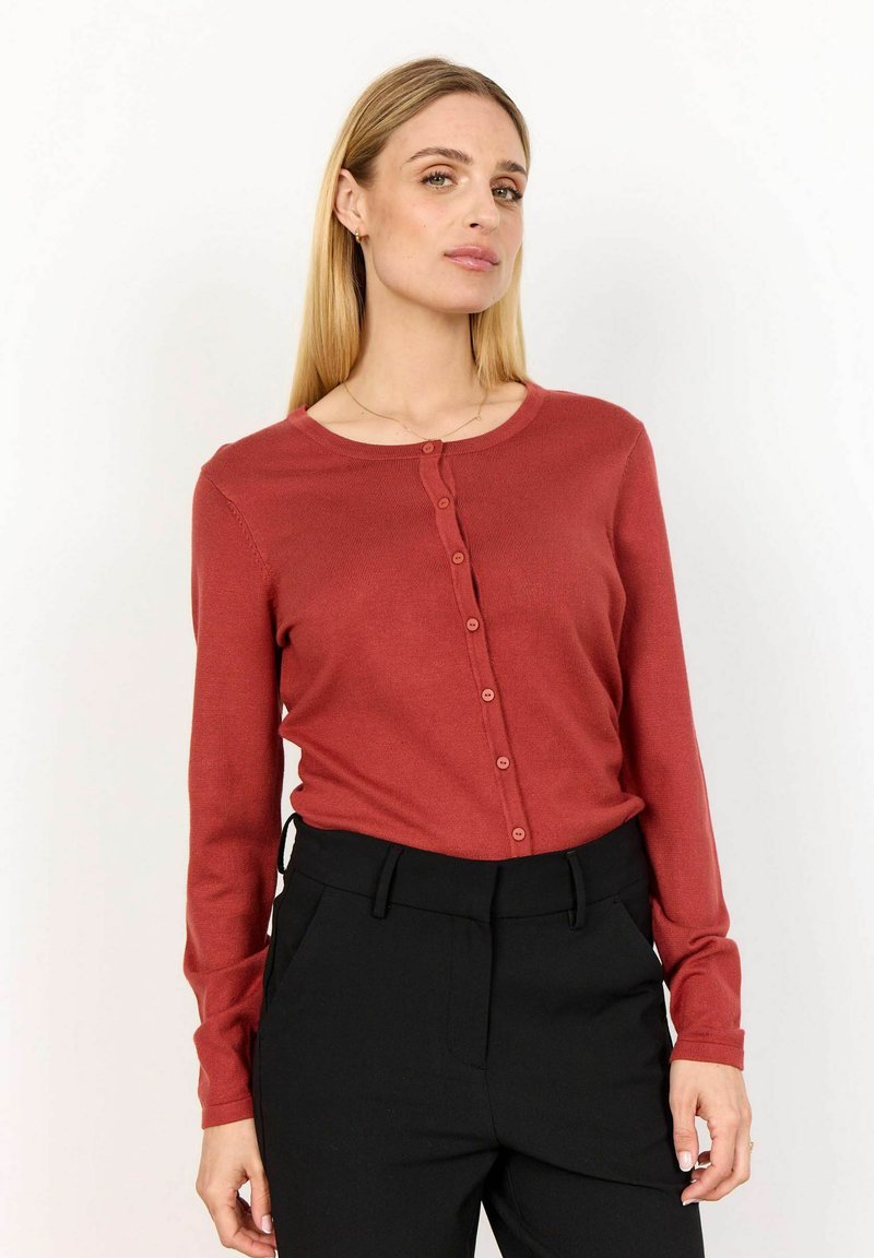 Soyaconcept DOLLIE - Cardigan - mineral red mel