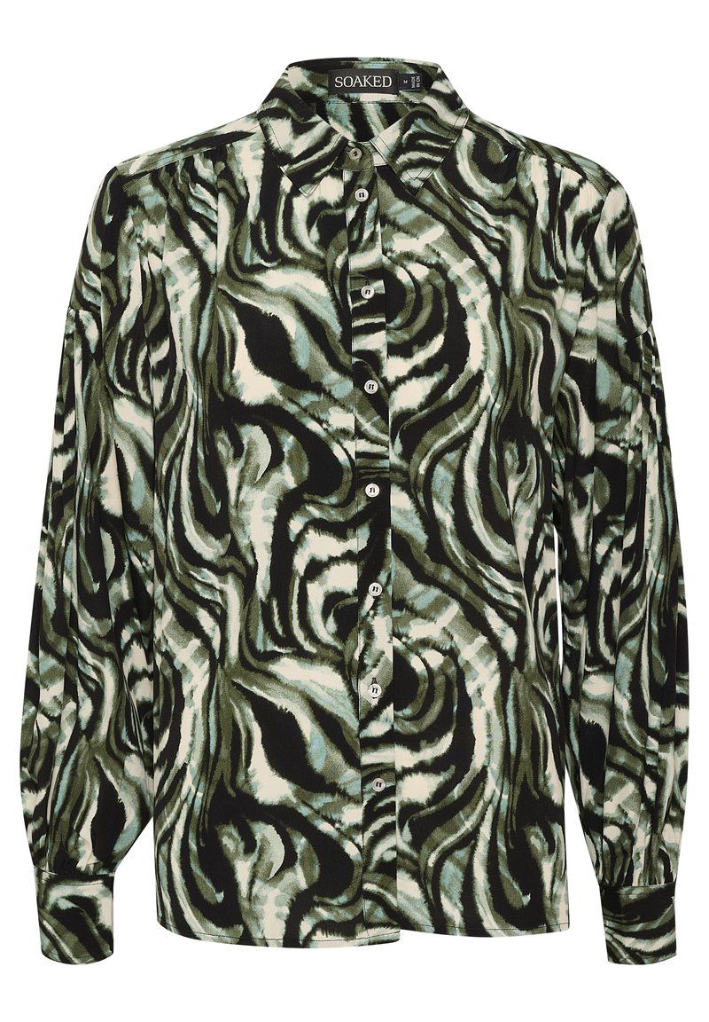 Soaked in Luxury Overhemdblouse groen Soaked in Luxury Overhemdblouse groen