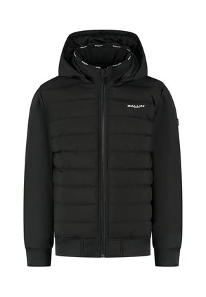 REGULAR FIT PADDED - Softshelljas - black