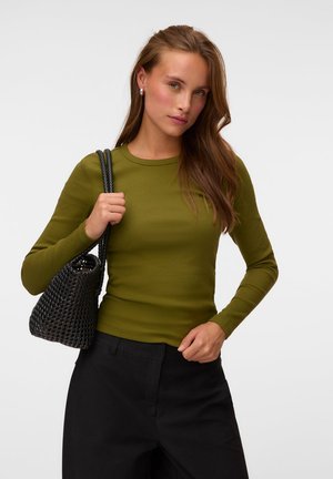 Vero Moda, VMCHLOE SHORT TOP  - Блуза с дълги ръкави - sphagnum