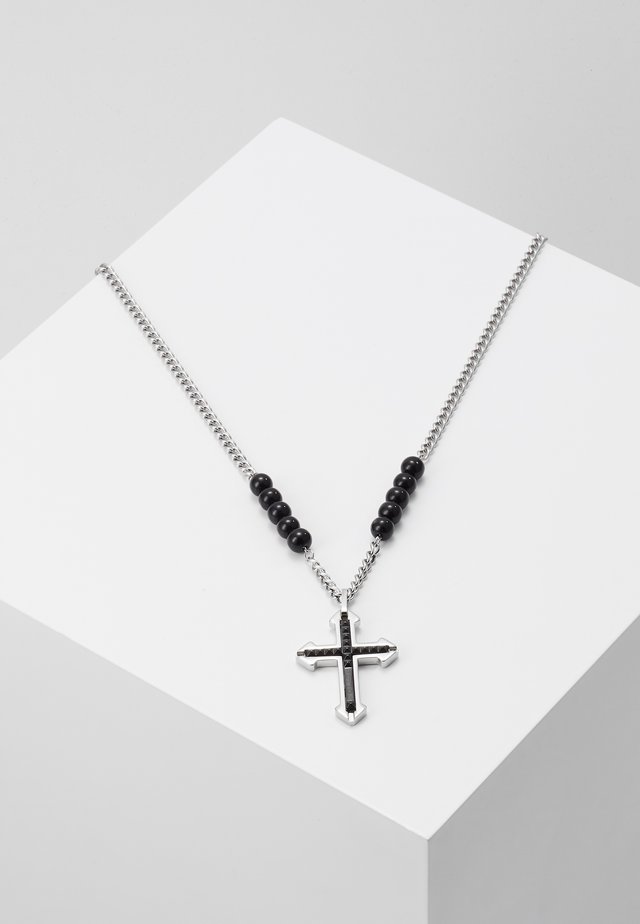 CUILLIN - Necklace - silver-coloured/black