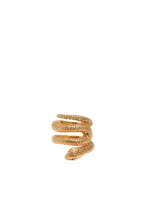ESPIRAL SERPIENTE TEXTURA - Anillo - oro