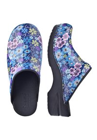 Sanita Sandra Mule Clog | Original Handmade Flexible Leather Clog for Women | Maximum stability | Anatomical shaped footbed with soft foam | Shock absorbing heel | Wit | 35 EU