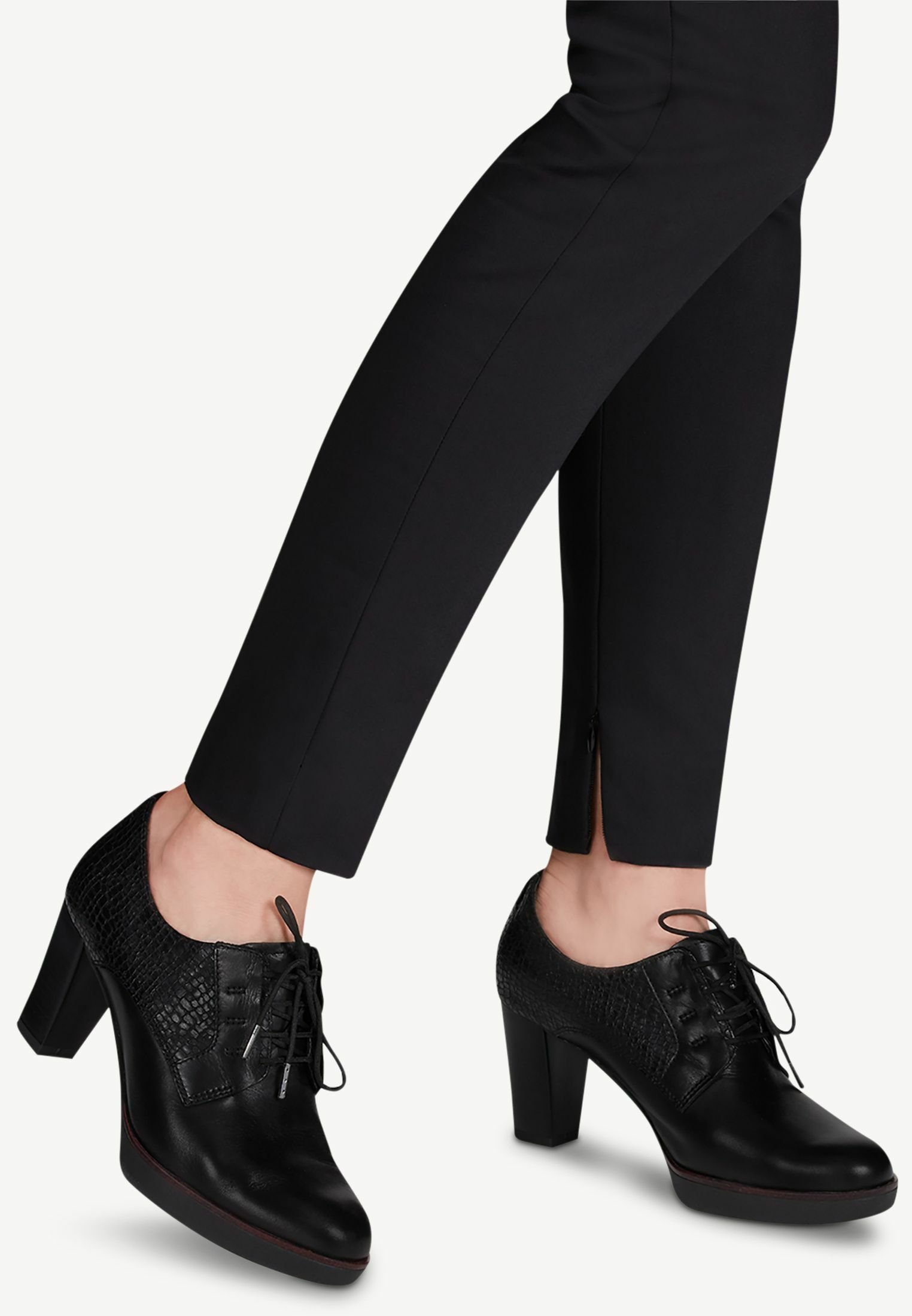 Tamaris Veterpumps - navy/structure/Blauw - Zalando.nl